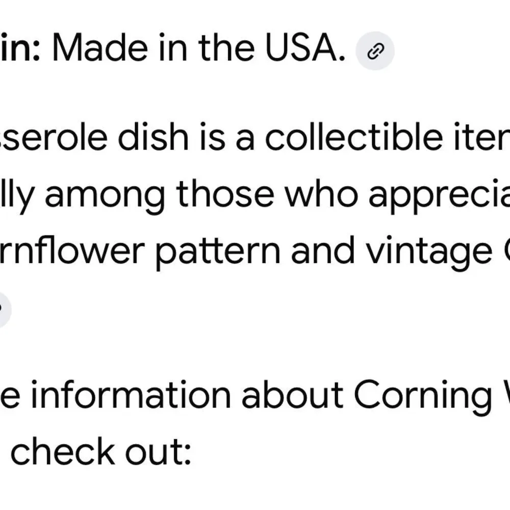 Corningware Blue Cornflower White Cookware Casserole Dish Lid 9 In P-9-b USA